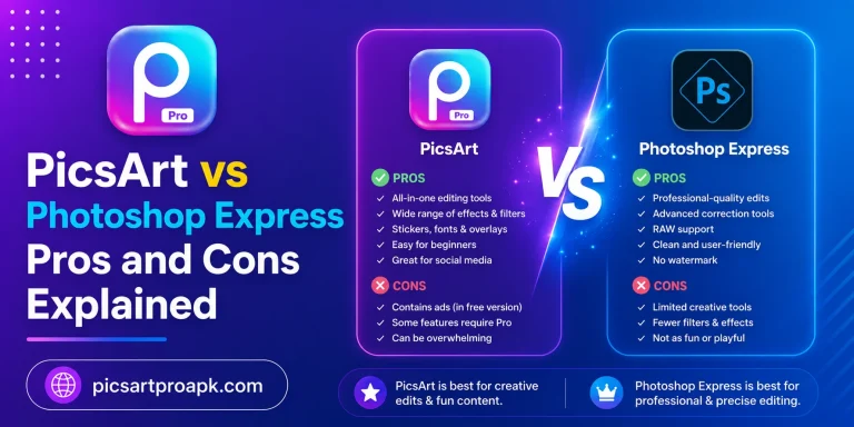 PicsArt vs Photoshop Express: Pros and Cons ExplainedPicsArt vs Photoshop Express: Pros and Cons Explained