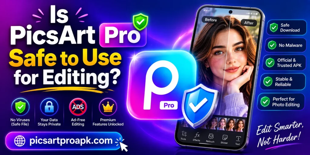 Is PicsArt Pro Safe to Use for Editing?