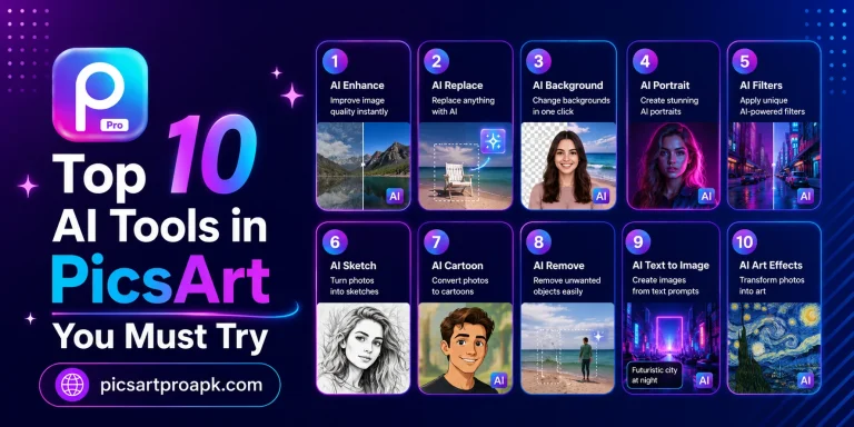 Top 10 AI Tools in PicsArt You Must Try