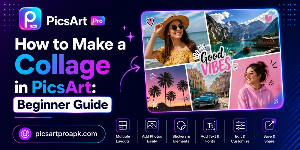 How to Make a Collage in PicsArt: Beginner Guide